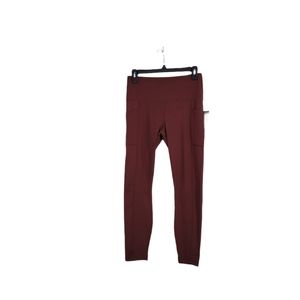 NWT  90 Degree By Reflex  Women's  Size M  Leggings Burgundy/Red